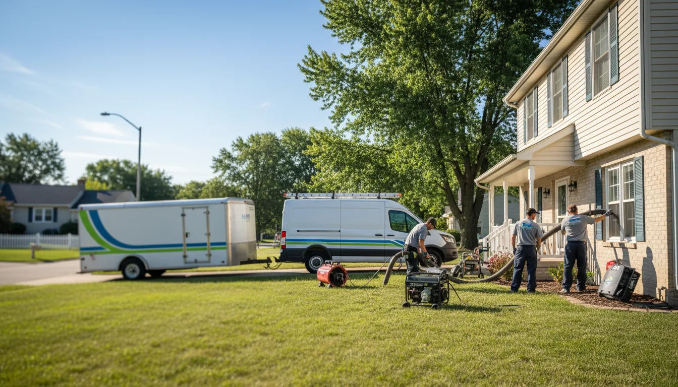 Flooded Basement Restoration And Cleanup With Repair in Addyston, OH near me